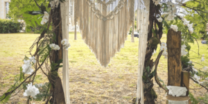 arche de mariage bohème romantique Bretagne
